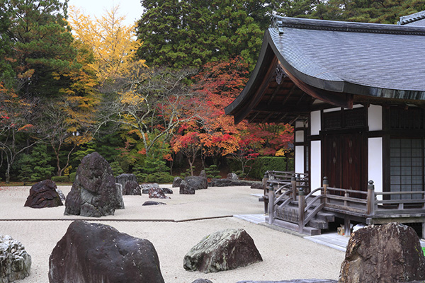 wakayama stone garden Kongobuji Temple 